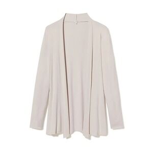 PJ Harlow Amelia Super Soft Rib Knit Duster Cardigan Cloudy Eggnog / Size M